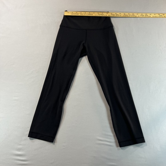 Lululemon Black High Rise Leggings Size 4 | Full‎ Length Yoga Pants Athleisure - Picture 4 of 7